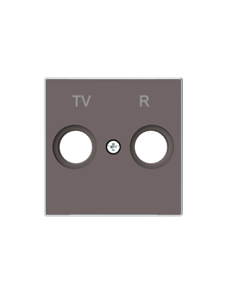 8550 TP^POKRYWA GNIAZDA TV R Taupé
