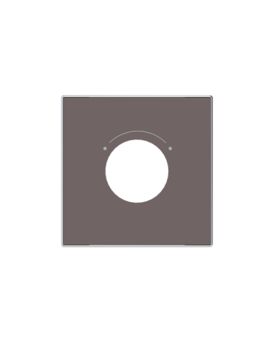 8553 TP^POKRYWA WYŁĄCZNIKA NA KLUCZ Taupé