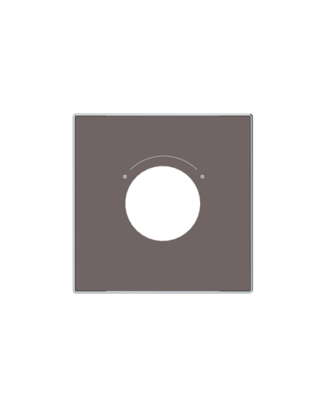 8553.1 TP^POKRYWA WYŁĄCZNIKA NA KLUCZ Taupé