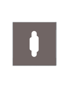 8555.5 TP^POKRYWA GNIAZDA VGA Taupé