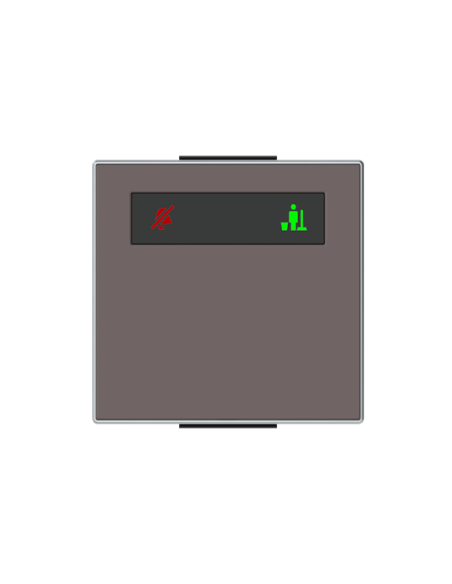 8580.4 TP^POKRYWA DND MUR przycisk Taupé