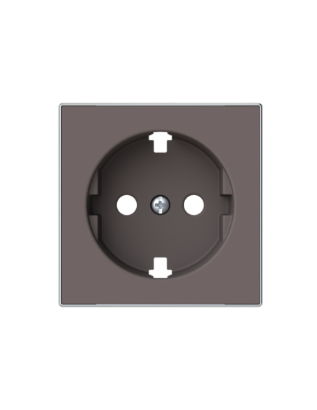 8588.9 TP^POKRYWA GNIAZDA SCHUKO PŁASKA Taupé