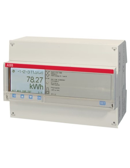 A44 113-100 licznik energii elektrycznej 3 faz przekł en. czynna klasa dokł B(1) M-Bus seria Steel