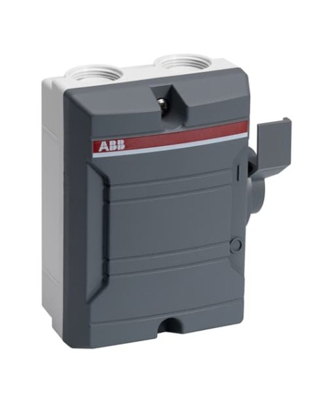 BW325TPN Rozłącznik w obudowie plastikowej 3-bieg 25A IP65 napęd boczny jasnoszara obudowa z jasnoszara pokrywą membranow