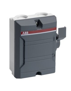 BWS316TPN Rozłącznik bezpieczeństwa w obudowie plastikowej 3-bieg 16A (AC23 7.5kW) IP65 napęd boczny jasnoszara obudowa z