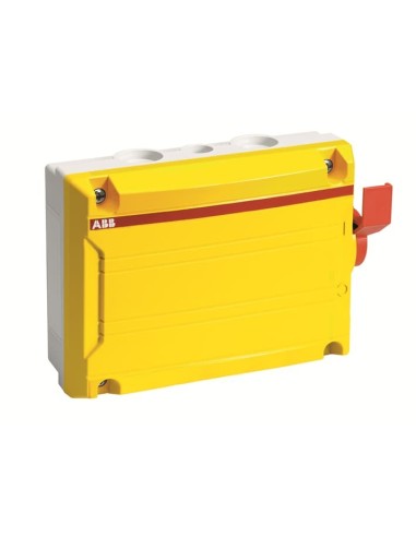 BWS625YTPN Rozłącznik bezpieczeństwa w obudowie plastikowej 6-bieg 25A (AC23 11kW) IP65 napęd boczny jasnoszara obudowa z