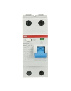 F202 AC-63 0.1 wyłącznik różnicowo-prądowy  2P  AC  63A  100mA  bezzwłoczny
