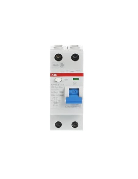 F202 A S-40 0.5 wyłącznik różnicowo-prądowy  2P  A  40A  500mA  selektywny