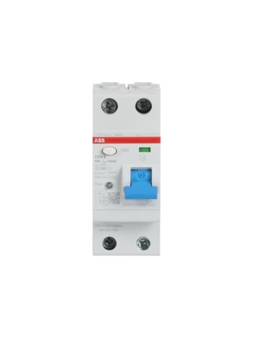 F202 B-63 0.03 wyłącznik różnicowo-prądowy  2P  B  63A  30mA  krótkozwłoczny