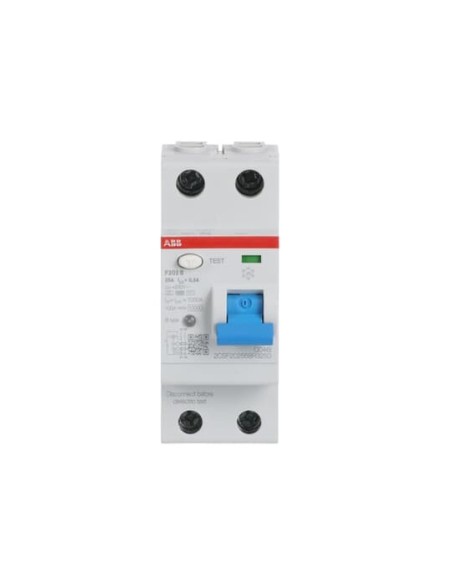 F202 B-25 0.3 wyłącznik różnicowo-prądowy  2P  B  25A  300mA  krótkozwłoczny