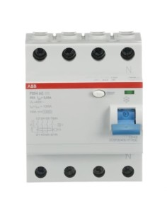 F204 AC-63 0.03 wyłącznik różnicowo-prądowy  4P  AC  63A  30mA  bezzwłoczny