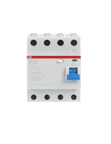F204 AC-63 0.5 wyłącznik różnicowo-prądowy  4P  AC  63A  500mA  bezzwłoczny