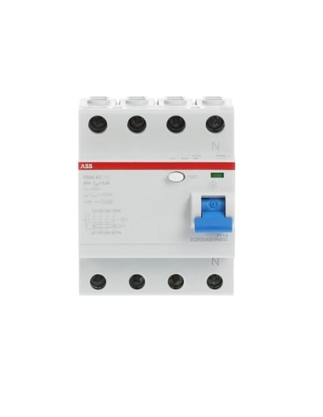 F204 AC-63 0.5 wyłącznik różnicowo-prądowy  4P  AC  63A  500mA  bezzwłoczny