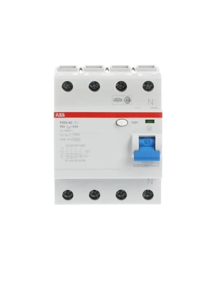 F204 AC-80 0.5 wyłącznik różnicowo-prądowy  4P  AC  80A  500mA  bezzwłoczny