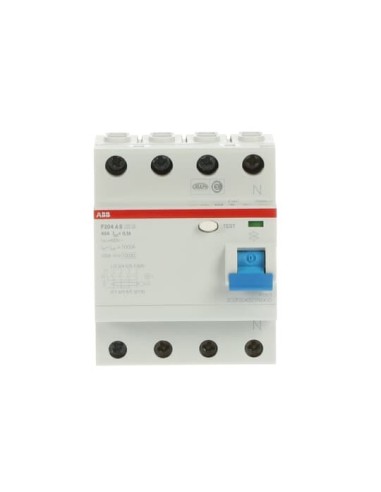 F204 A S-40 0.1 wyłącznik różnicowo-prądowy  4P  A  40A  100mA  selektywny