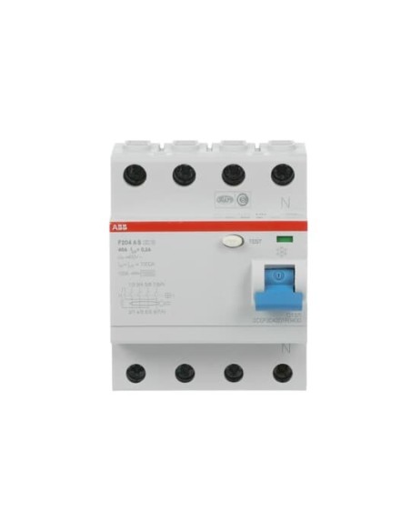 F204 A S-40 0.3 wyłącznik różnicowo-prądowy  4P  A  40A  300mA  selektywny