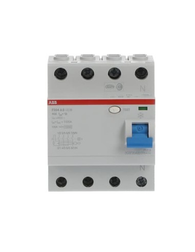 F204 A S-40 1 wyłącznik różnicowo-prądowy  4P  A  40A  1000mA  selektywny