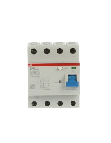 F204 B-63 0.3 wyłącznik różnicowo-prądowy  4P  B  63A  300mA  krótkozwłoczny