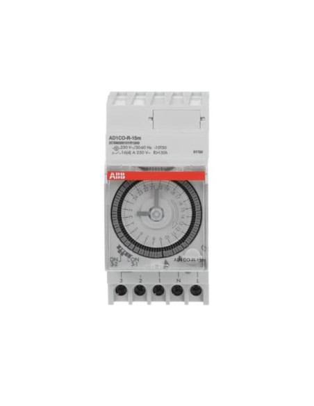 AD1CO-R-15m Zegar sterujący analogowy 15 minutowy