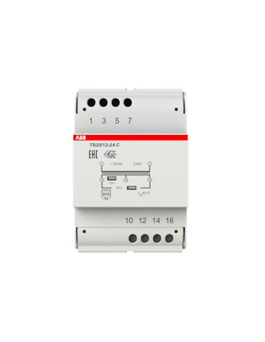 TS25 12-24C Transformator z bezpieczną izolacją 12-24V