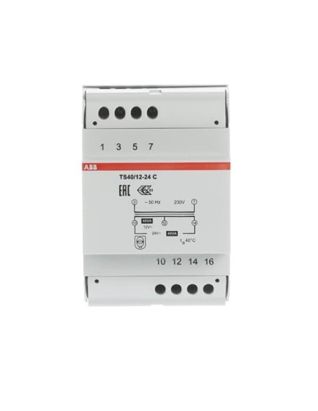 TS40 12-24C Transformator z bezpieczną izolacją 12-24V