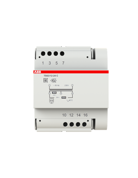 TS63 12-24C Transformator z bezpieczną izolacją 12-24V