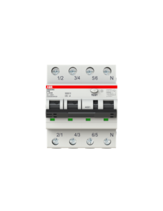 DS203NC C32 A300 wyłącznik różnicowo-nadprądowy  3P+N  char. C  32A  6kA  300mA  A  bezzwłoczny