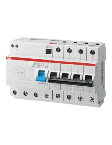 DS204 M AC-C13 0.03 wyłącznik różnicowo-nadprądowy  4P  char. C  13A  10kA  30mA  AC  bezzwłoczny