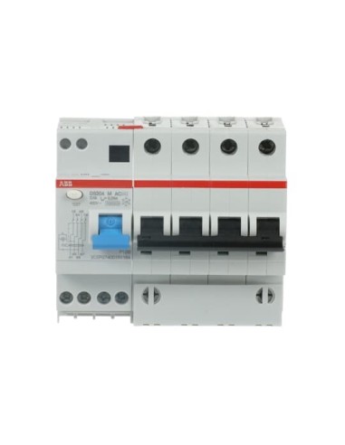 DS204 M AC-C16 0.03 wyłącznik różnicowo-nadprądowy  4P  char. C  16A  10kA  30mA  AC  bezzwłoczny