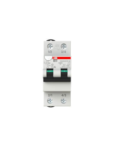 DS202CR M C13 A300 wyłącznik różnicowo-nadprądowy  2P  char. C  13A  10kA  300mA  A  bezzwłoczny