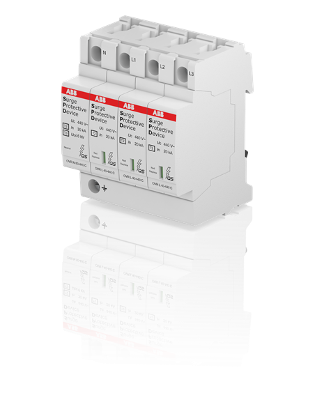OVR T2 N3 40-440 P QS ogranicznik przepięć  T2  3+1  440V  In- 20kA  TN-S   TT