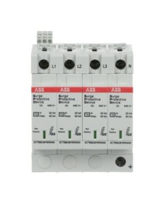 OVR T2 4L 40-440 P TS QS ogranicznik przepięć  T2  4+0  440V  In- 20kA  TN-S IT  + styk