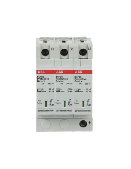 OVR T2 3L 40-350 P QS ogranicznik przepięć  T2  3+0  350V  In- 20kA  TN-C