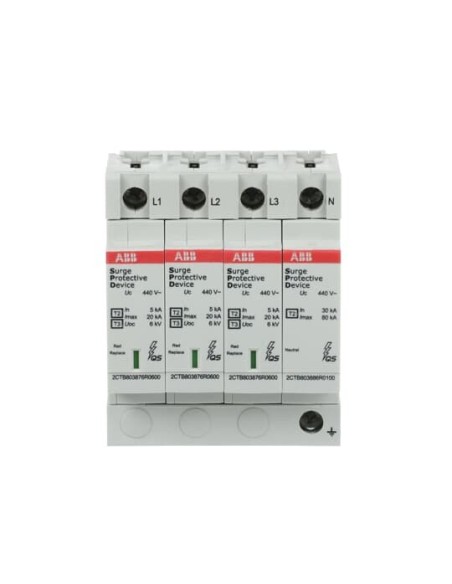 OVR T2-T3 3N 20-440 P QS ogranicznik przepięć  T2-T3  3+1  440V  In- 5kA  TN-S   TT