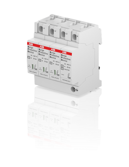 OVR T2 3N 40-440 P QS ogranicznik przepięć  T2  3+1  440V  In- 20kA  TN-S   TT