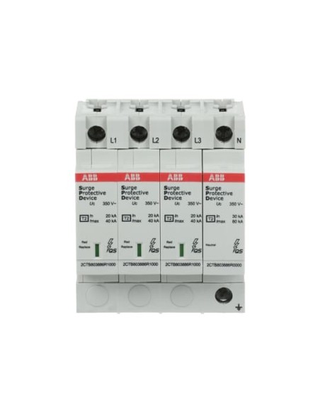 OVR T2 3N 40-350 P QS ogranicznik przepięć  T2  3+1  350V  In- 20kA  TN-S   TT