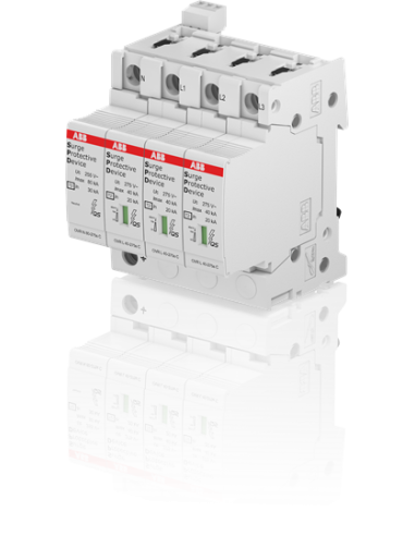 OVR T2 N3 40-275s P TS QS ogranicznik przepięć  T2  3+1  275V  In- 20kA  TN-S   TT  + styk