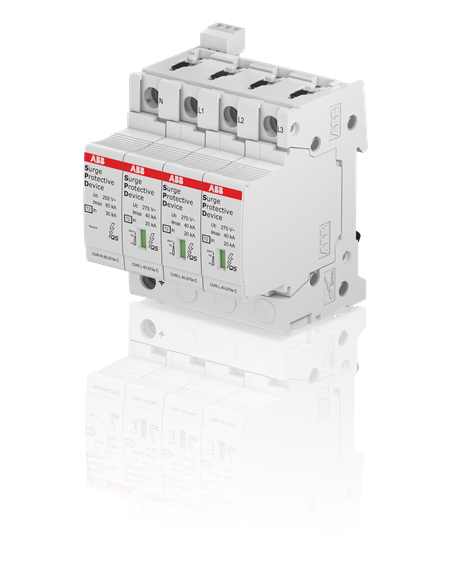 OVR T2 N3 40-275s P TS QS ogranicznik przepięć  T2  3+1  275V  In- 20kA  TN-S   TT  + styk