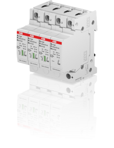 OVR T2 3N 40-275s P QS ogranicznik przepięć  T2  3+1  275V  In- 20kA  TN-S   TT