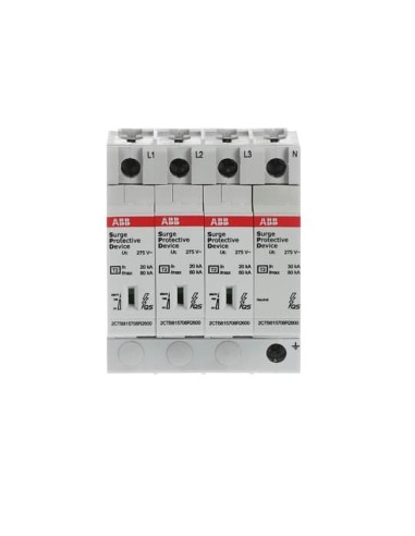 OVR T2 3N 80-275s P QS ogranicznik przepięć  T2  3+1  275V  In- 20kA  TN-S   TT