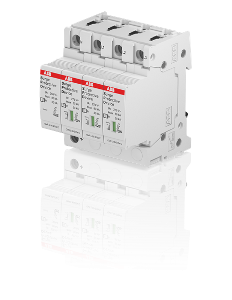 OVR T2 N3 80-275s P QS ogranicznik przepięć  T2  3+1  275V  In- 20kA  TN-S   TT