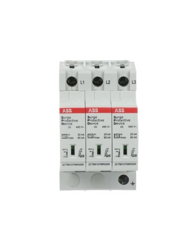 OVR T2 3L 80-440s P QS ogranicznik przepięć  T2  3+0  440V  In- 20kA  TN-C IT