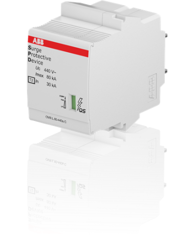 OVR T2 80-440s C QS wkładka ogranicznika  T2  fazowa  440V  In- 20kA