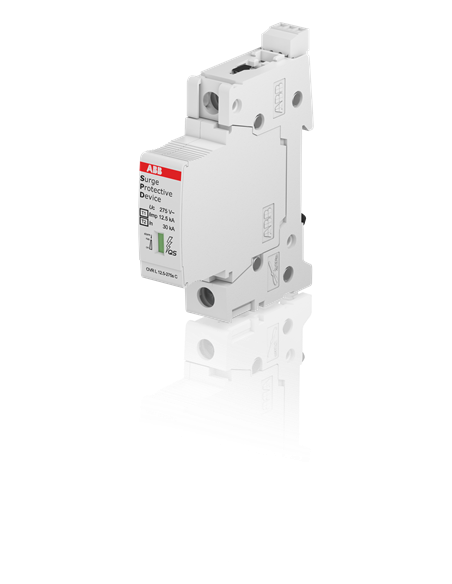 OVR T1-T2 12.5-275s P TS QS ogranicznik przepięć  T1-T2  1+0  275V  Iimp- 125kA  In- 20kA  TN-C  + styk