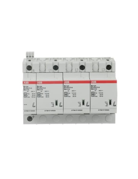 OVR T1-T2 N3 12.5-440s P TS QS ogranicznik przepięć  T1-T2  3+1  440V  Iimp- 125kA  In- 20kA  TN-S   TT  + styk