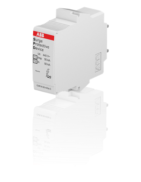 OVR T1-T2 N 50-440s C QS wkładka ogranicznika  T1-T2  N sumujący  440V  Iimp- 50kA  In- 50kA