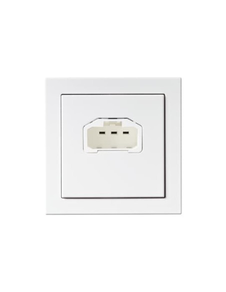 AKK684  kompletne gniazdo ścienne z portem DCL future linear białe