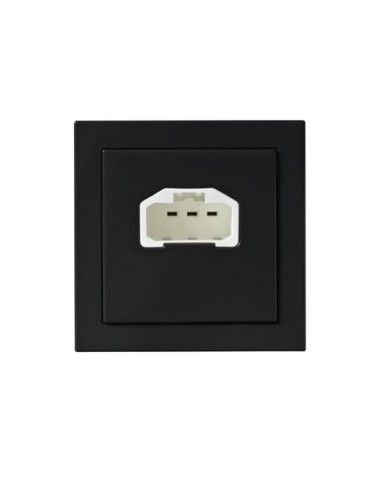 AKK681  kompletne gniazdo ścienne z portem DCL future linear antracyt