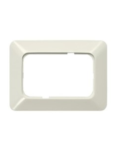 2521  ramka pojedyncza prostokątna do gniazda podwójnego  Jussi biały