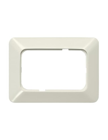 2521  ramka pojedyncza prostokątna do gniazda podwójnego  Jussi biały